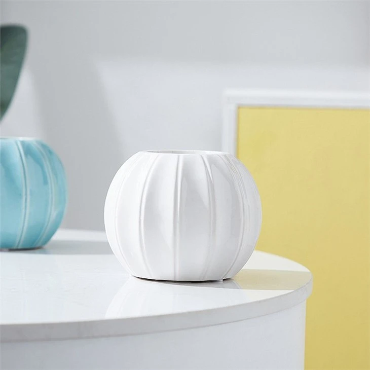ceramic pumpkin planter 3