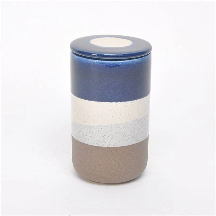 4 color glazed cookie jar